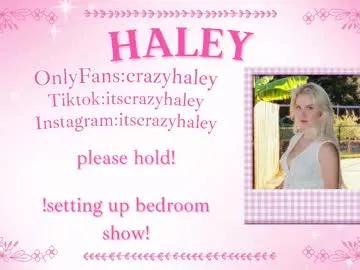 Explore Haleycrazy, she wants to masturbate for you haleycrazy from Chaturbate